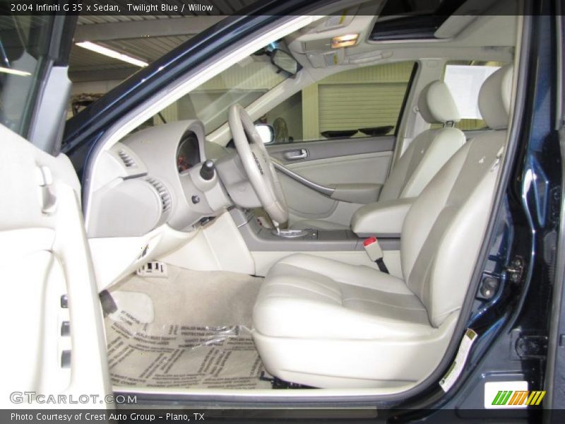 Twilight Blue / Willow 2004 Infiniti G 35 x Sedan