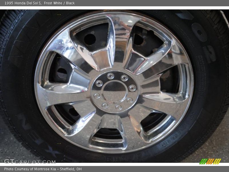 Frost White / Black 1995 Honda Del Sol S