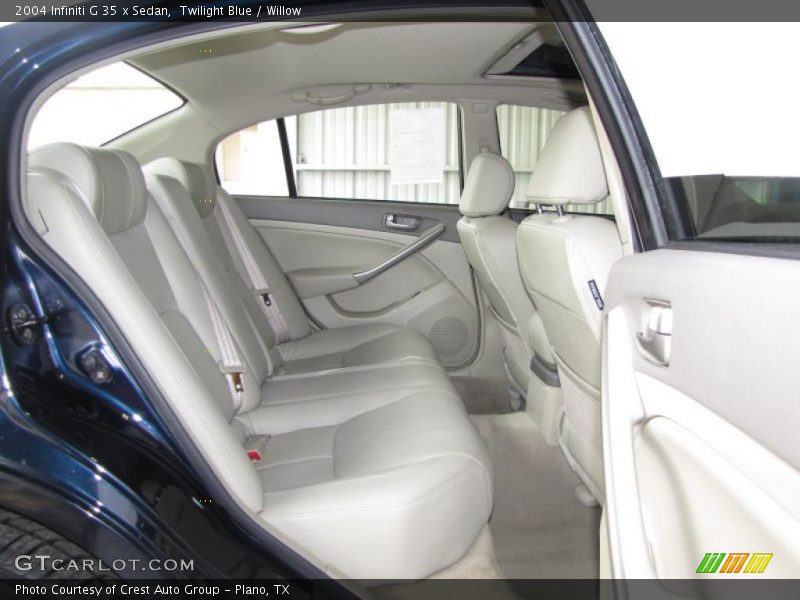 Twilight Blue / Willow 2004 Infiniti G 35 x Sedan