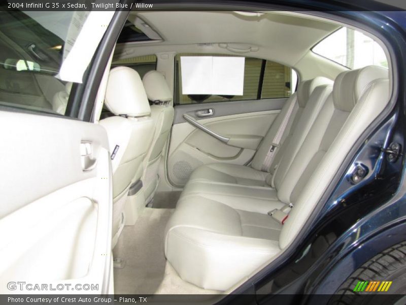 Twilight Blue / Willow 2004 Infiniti G 35 x Sedan