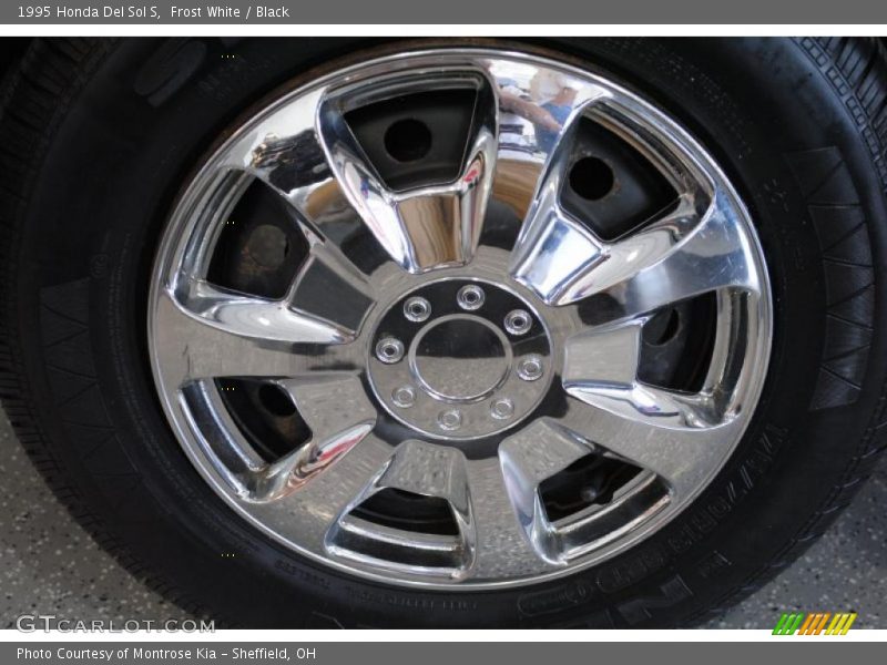 Frost White / Black 1995 Honda Del Sol S