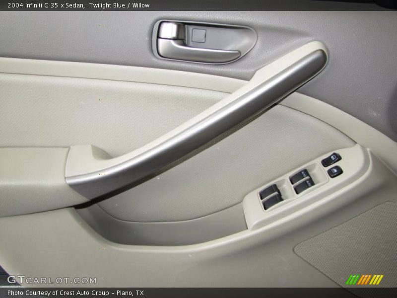 Twilight Blue / Willow 2004 Infiniti G 35 x Sedan