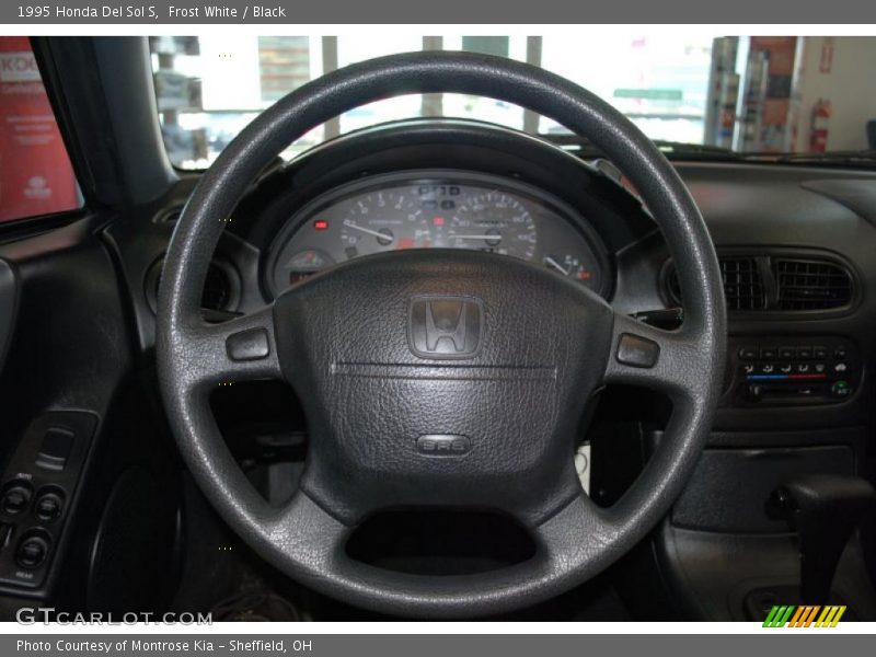 Frost White / Black 1995 Honda Del Sol S