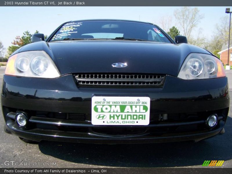 Jet Black / Black 2003 Hyundai Tiburon GT V6