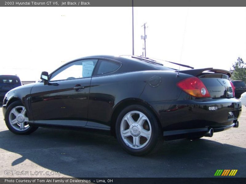 Jet Black / Black 2003 Hyundai Tiburon GT V6
