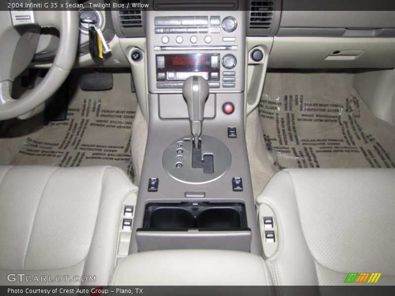 Twilight Blue / Willow 2004 Infiniti G 35 x Sedan
