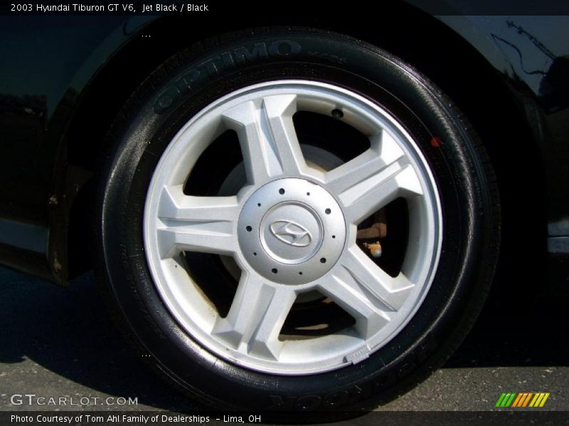 Jet Black / Black 2003 Hyundai Tiburon GT V6