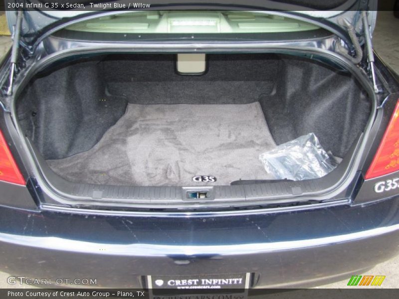 Twilight Blue / Willow 2004 Infiniti G 35 x Sedan