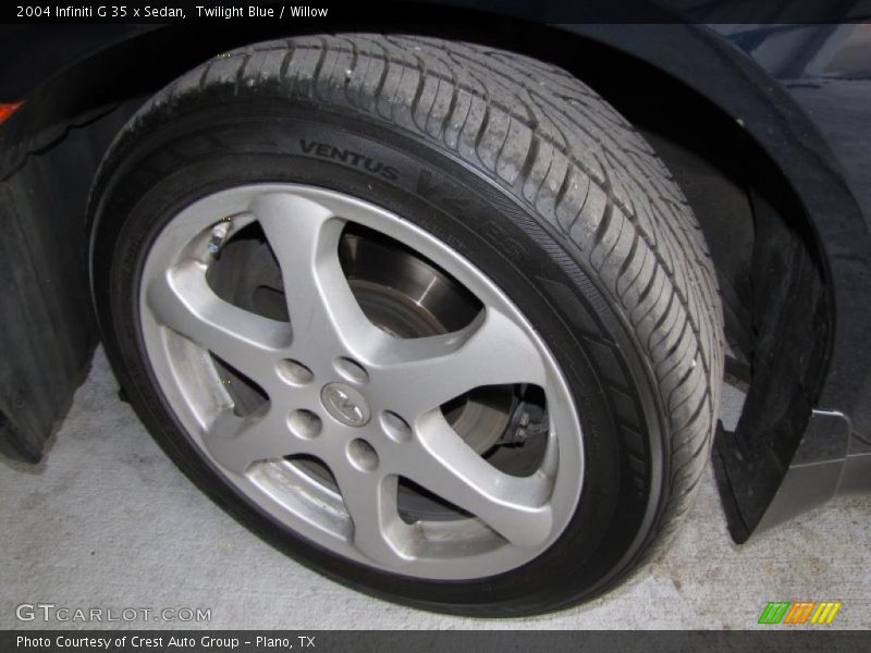 Twilight Blue / Willow 2004 Infiniti G 35 x Sedan