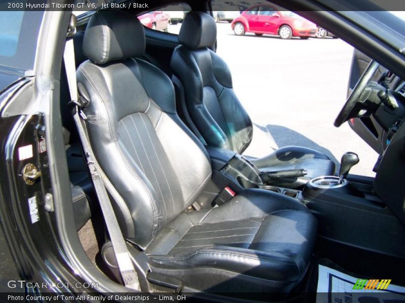 Jet Black / Black 2003 Hyundai Tiburon GT V6