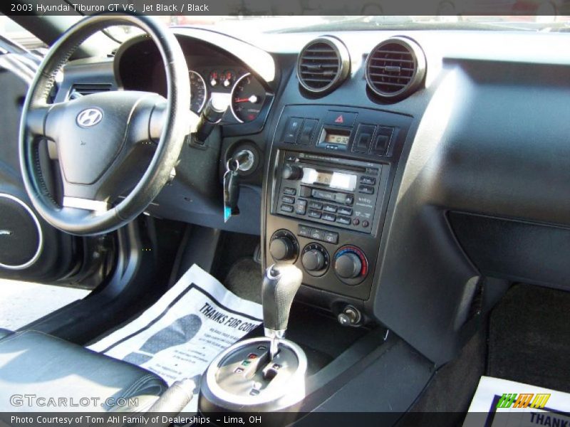 Jet Black / Black 2003 Hyundai Tiburon GT V6
