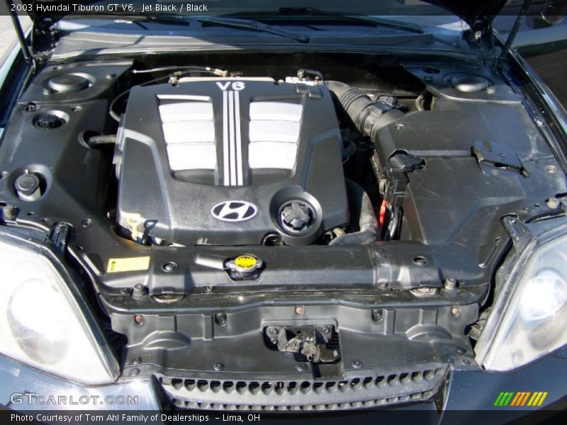 Jet Black / Black 2003 Hyundai Tiburon GT V6
