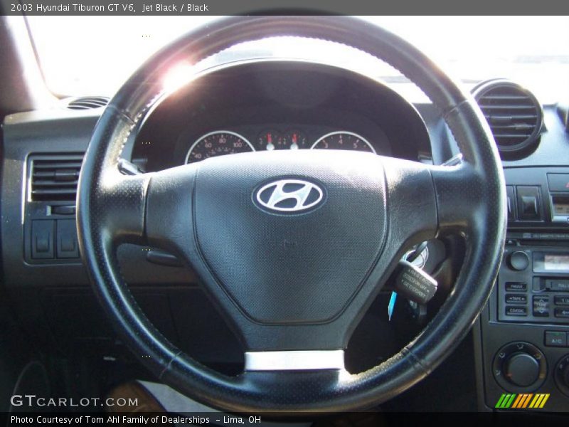Jet Black / Black 2003 Hyundai Tiburon GT V6