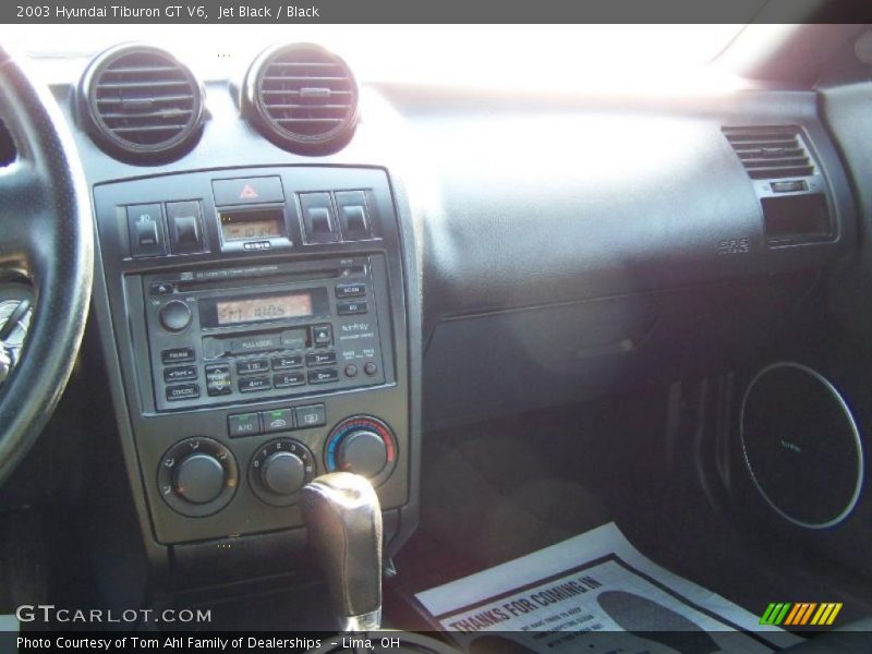 Jet Black / Black 2003 Hyundai Tiburon GT V6