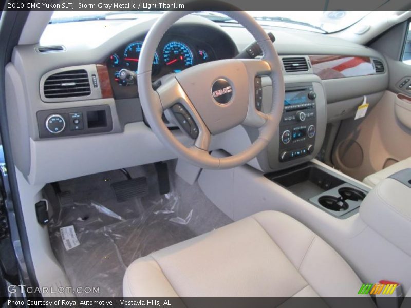 Storm Gray Metallic / Light Titanium 2010 GMC Yukon SLT