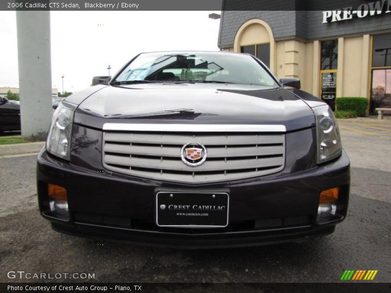 Blackberry / Ebony 2006 Cadillac CTS Sedan