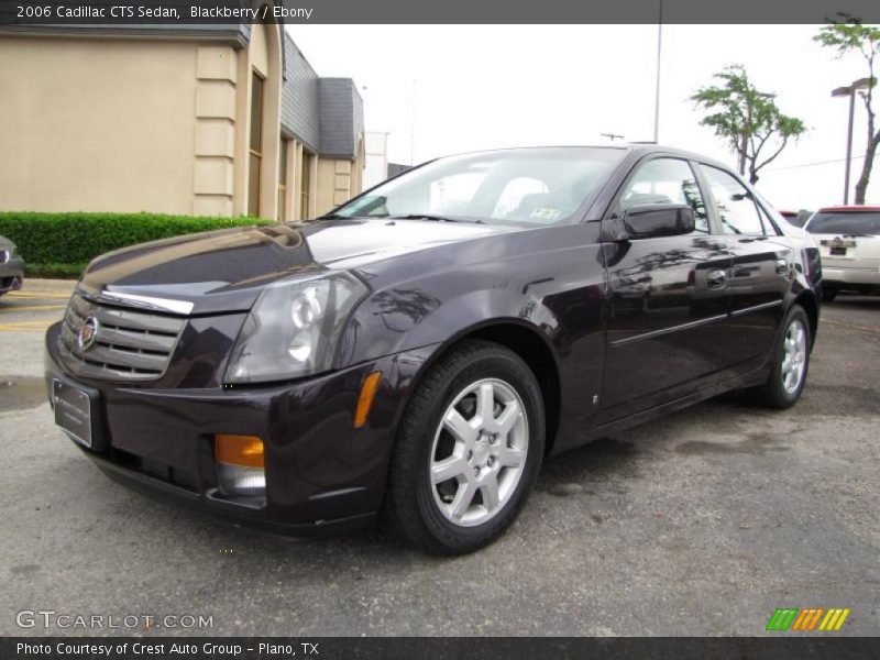 Blackberry / Ebony 2006 Cadillac CTS Sedan