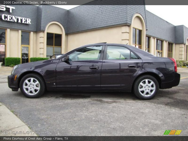 Blackberry / Ebony 2006 Cadillac CTS Sedan