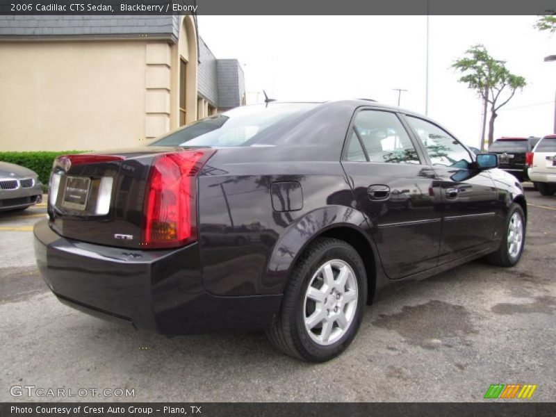 Blackberry / Ebony 2006 Cadillac CTS Sedan