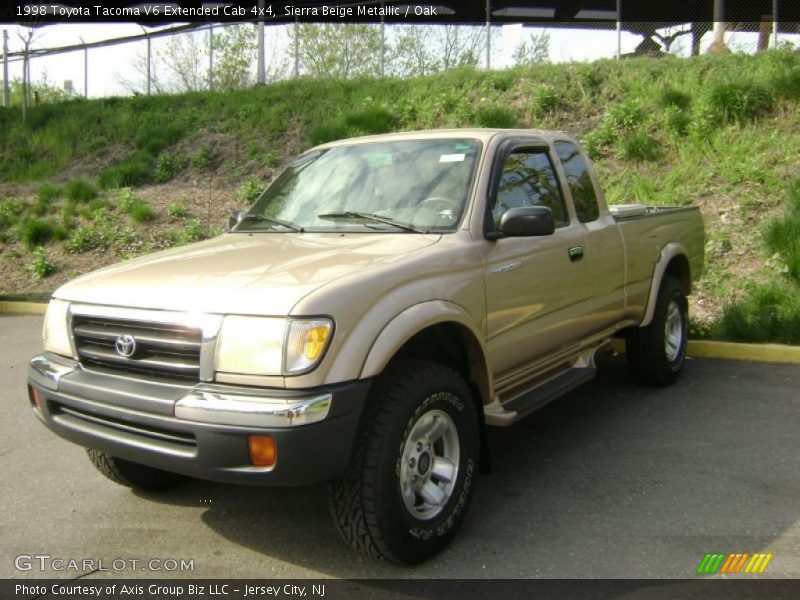 Sierra Beige Metallic / Oak 1998 Toyota Tacoma V6 Extended Cab 4x4