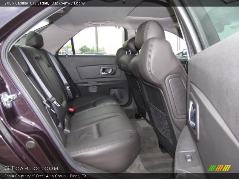Blackberry / Ebony 2006 Cadillac CTS Sedan