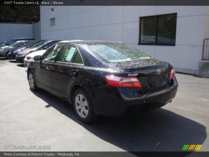 Black / Bisque 2007 Toyota Camry LE