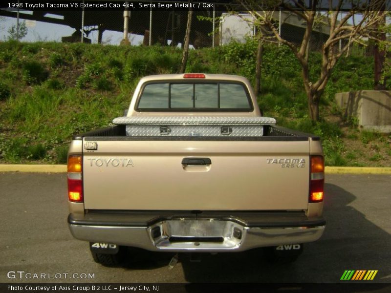 Sierra Beige Metallic / Oak 1998 Toyota Tacoma V6 Extended Cab 4x4