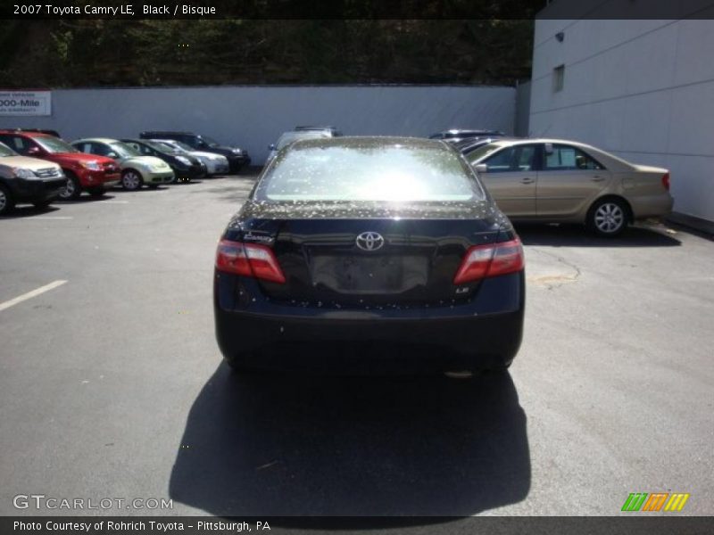 Black / Bisque 2007 Toyota Camry LE