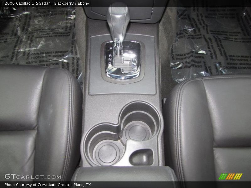 Blackberry / Ebony 2006 Cadillac CTS Sedan