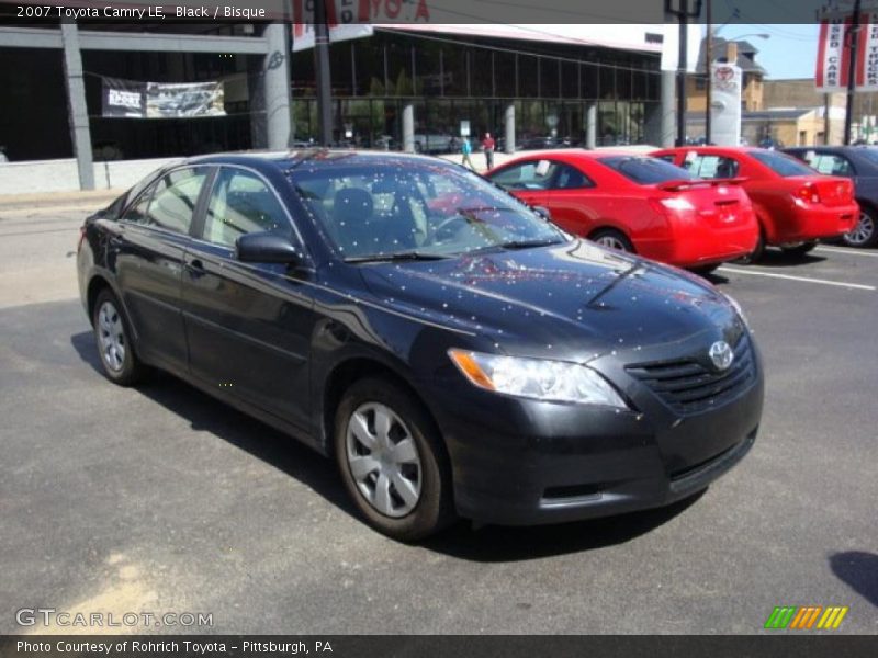 Black / Bisque 2007 Toyota Camry LE