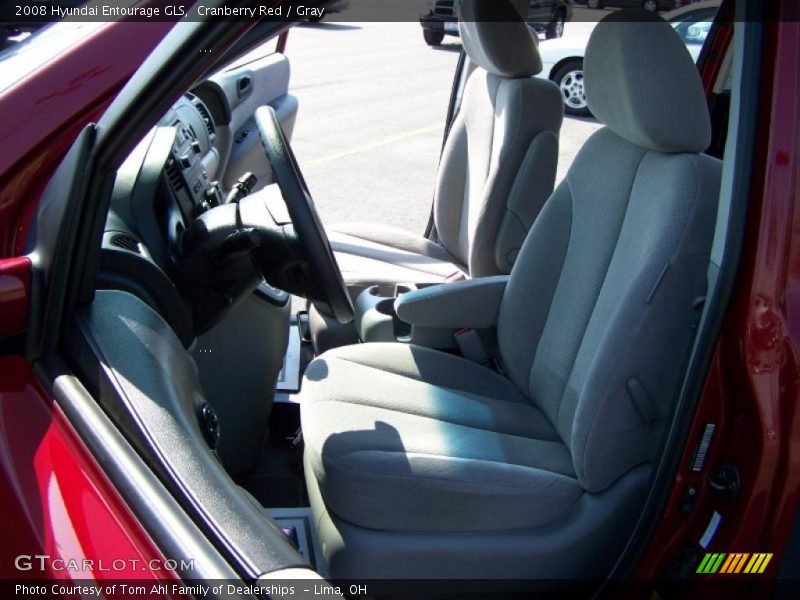 Cranberry Red / Gray 2008 Hyundai Entourage GLS