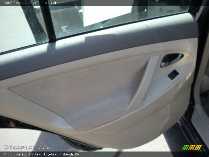 Black / Bisque 2007 Toyota Camry LE