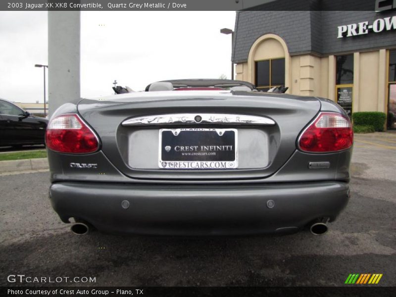 Quartz Grey Metallic / Dove 2003 Jaguar XK XK8 Convertible