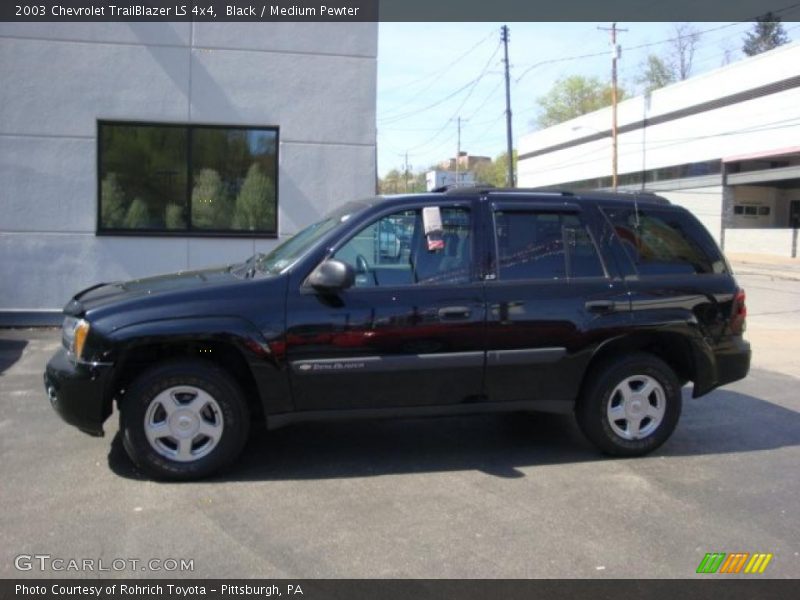 Black / Medium Pewter 2003 Chevrolet TrailBlazer LS 4x4