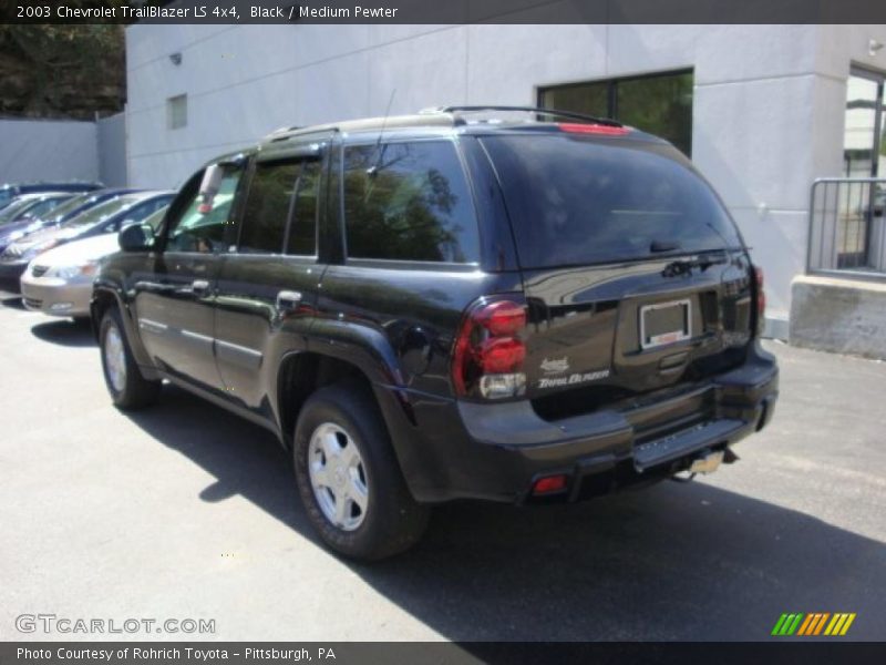 Black / Medium Pewter 2003 Chevrolet TrailBlazer LS 4x4