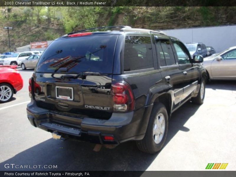 Black / Medium Pewter 2003 Chevrolet TrailBlazer LS 4x4