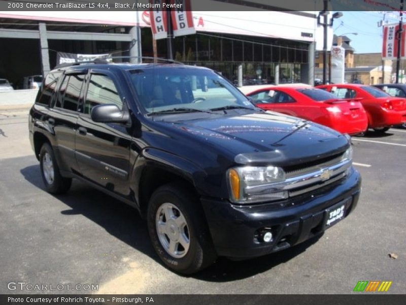 Black / Medium Pewter 2003 Chevrolet TrailBlazer LS 4x4