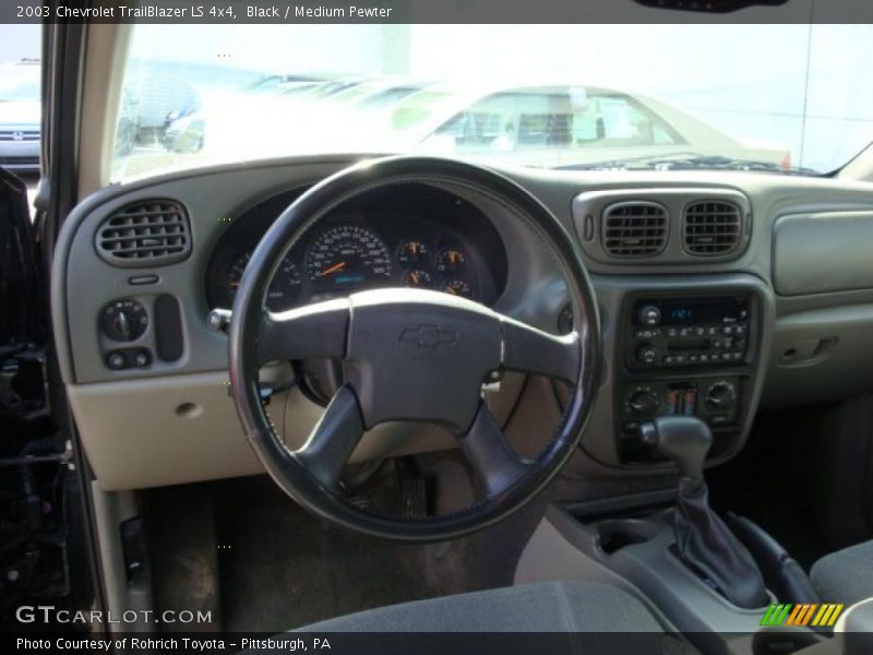 Black / Medium Pewter 2003 Chevrolet TrailBlazer LS 4x4