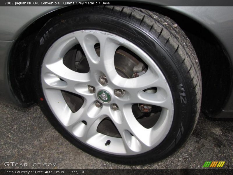 Quartz Grey Metallic / Dove 2003 Jaguar XK XK8 Convertible