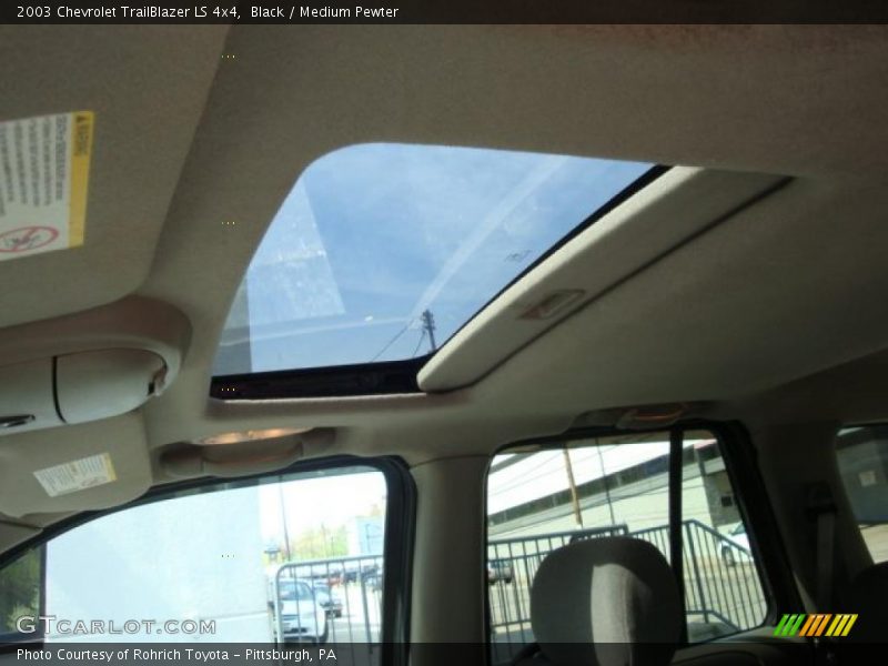 Black / Medium Pewter 2003 Chevrolet TrailBlazer LS 4x4