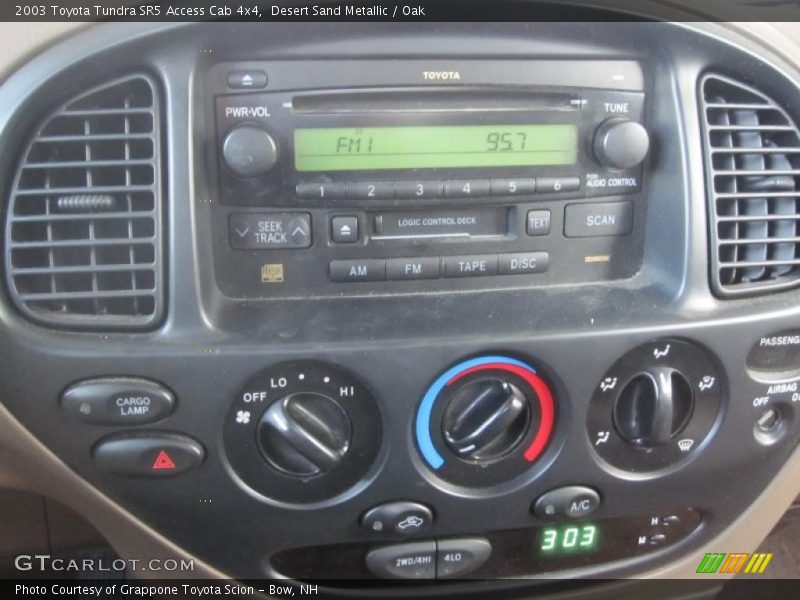 Desert Sand Metallic / Oak 2003 Toyota Tundra SR5 Access Cab 4x4