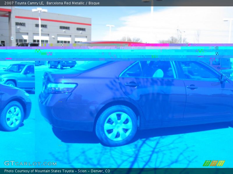 Barcelona Red Metallic / Bisque 2007 Toyota Camry LE