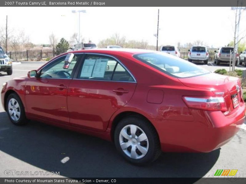Barcelona Red Metallic / Bisque 2007 Toyota Camry LE