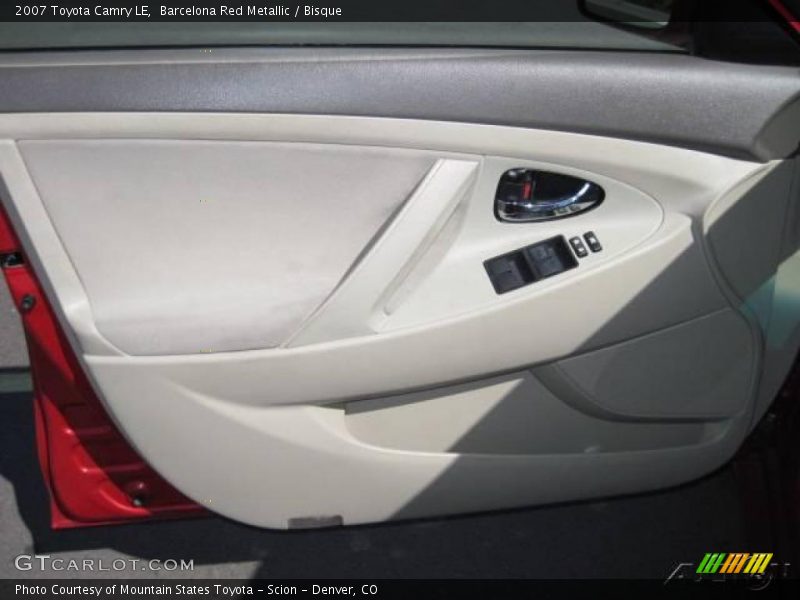 Barcelona Red Metallic / Bisque 2007 Toyota Camry LE