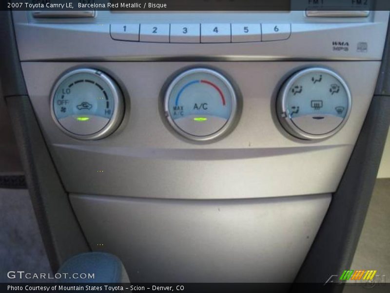 Barcelona Red Metallic / Bisque 2007 Toyota Camry LE