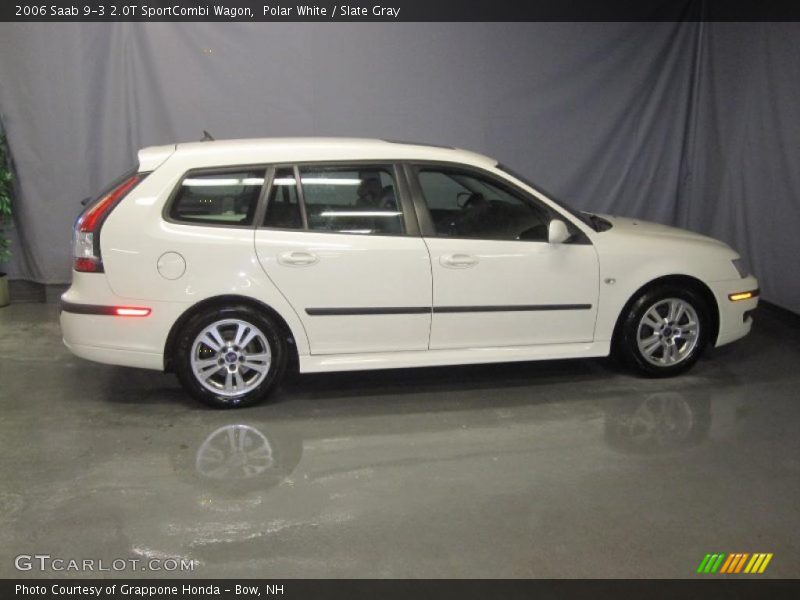 Polar White / Slate Gray 2006 Saab 9-3 2.0T SportCombi Wagon