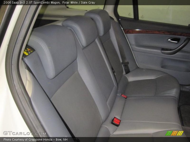 Polar White / Slate Gray 2006 Saab 9-3 2.0T SportCombi Wagon