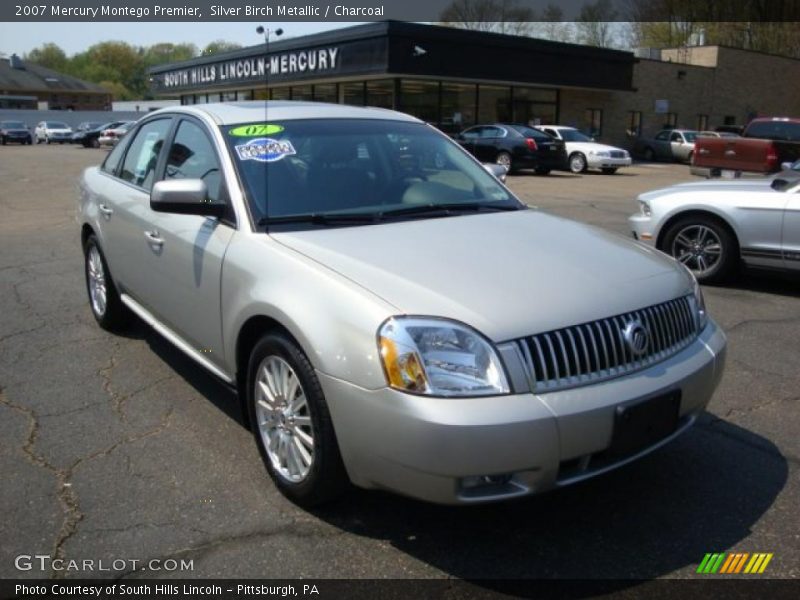 Silver Birch Metallic / Charcoal 2007 Mercury Montego Premier