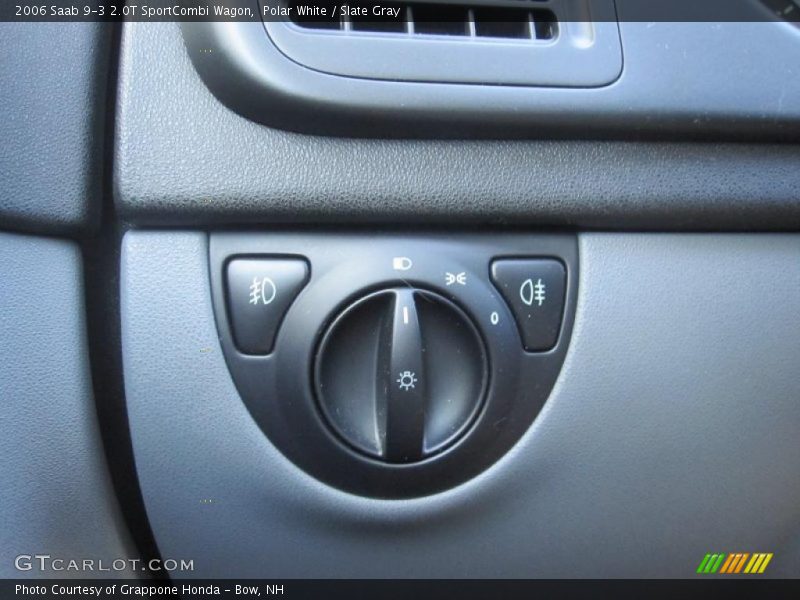 Polar White / Slate Gray 2006 Saab 9-3 2.0T SportCombi Wagon