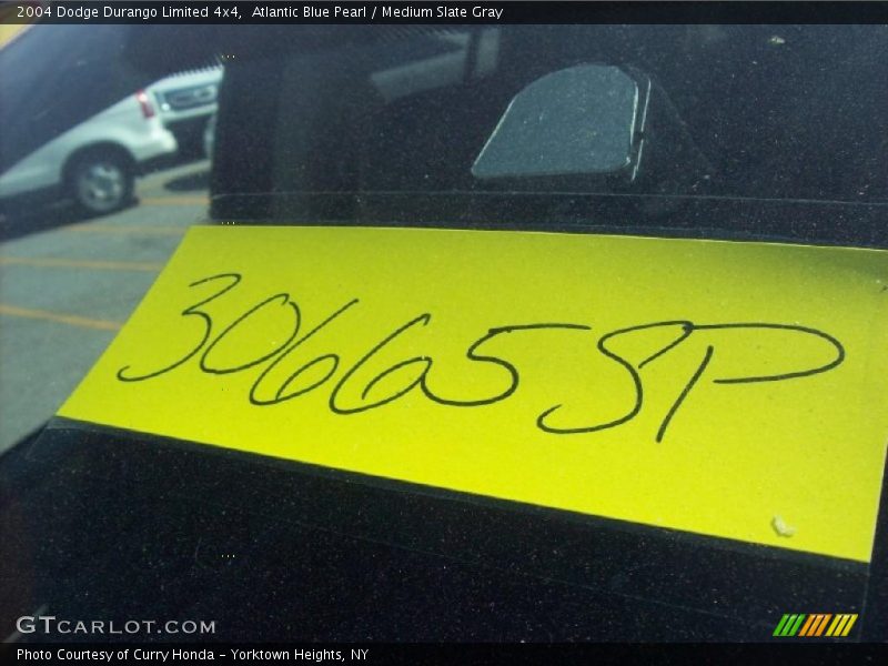 Atlantic Blue Pearl / Medium Slate Gray 2004 Dodge Durango Limited 4x4